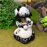 Inky Cap Mushroom Dragon Teapot