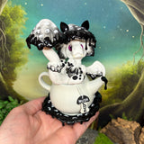 Inky Cap Mushroom Dragon Teapot