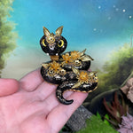 Golden Lotus Serpent